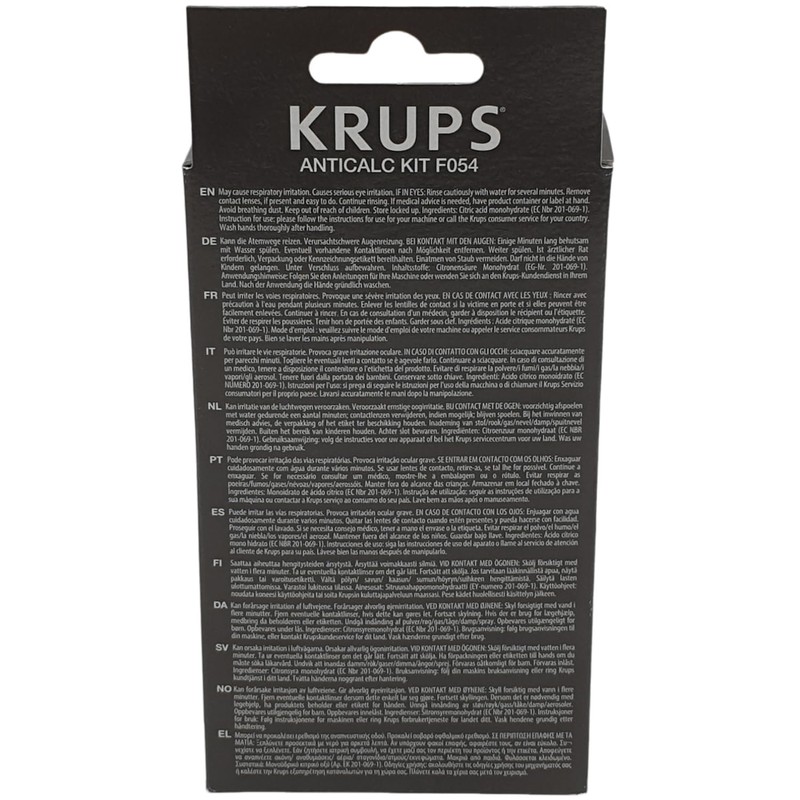 NaschLager Descaler F054 Set of 2 Compatible with Krups Fully
