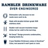 YETI Rambler 18 oz Bottle, Leakproof, Vacuum Insulated, Stainless Steel