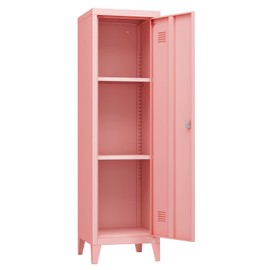 MIOCASA Metal Cabinet Home Office Storage Cabinets with Doors and Shelves Lockable File Cabinet Organizer Coat Lockers for Kids