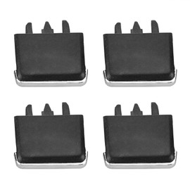 4pcs Air Conditioning A/C Vent Blade Slice Clip Kit Compatible for Toyota Corolla -1.23in x 1.35in - instrument panel Left and Right Air Vent Clip - Black