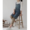 Pincy Denim Apron Cross Back Unisex Adjustable Bib Apron with