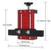 Cabinet Door Mounting Jig, Aluminum Alloy Support Arm and Clamp,