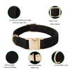 YUDOTE Ultra Soft Dog Collar Natural Cotton Cord for Large