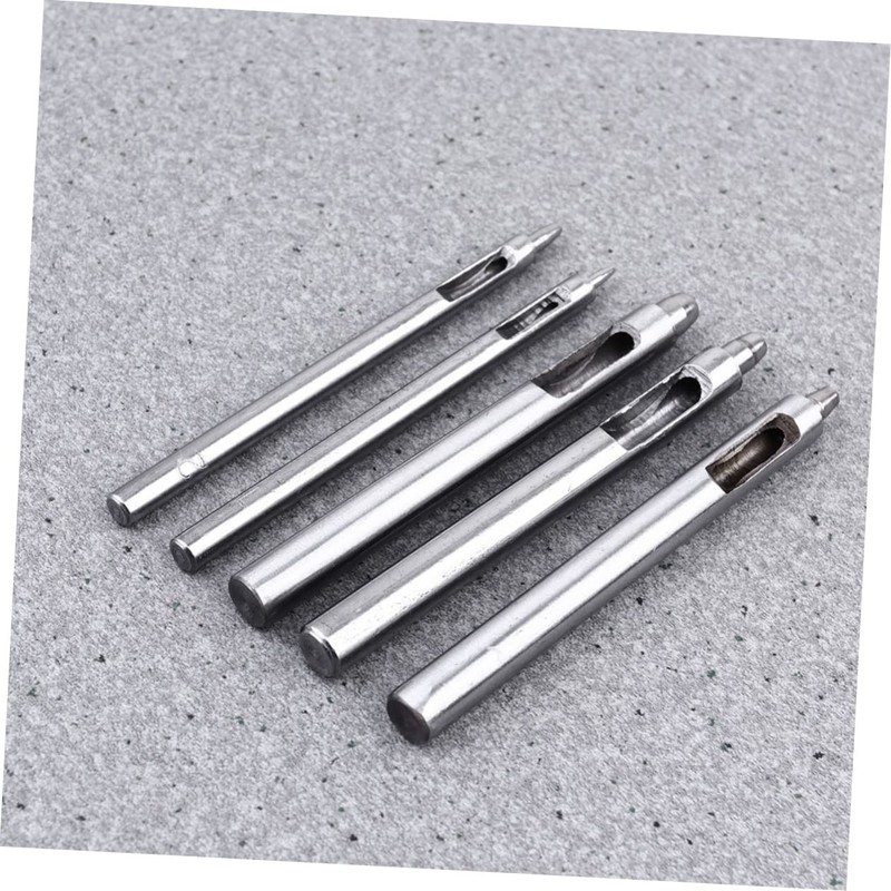 SHINEOFI 1 Set Leather Hollow Round Punch Tool Durable Belt