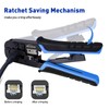 NataLink RJ45 Crimp Tool Ethernet Crimper Tool Kit Cat 6