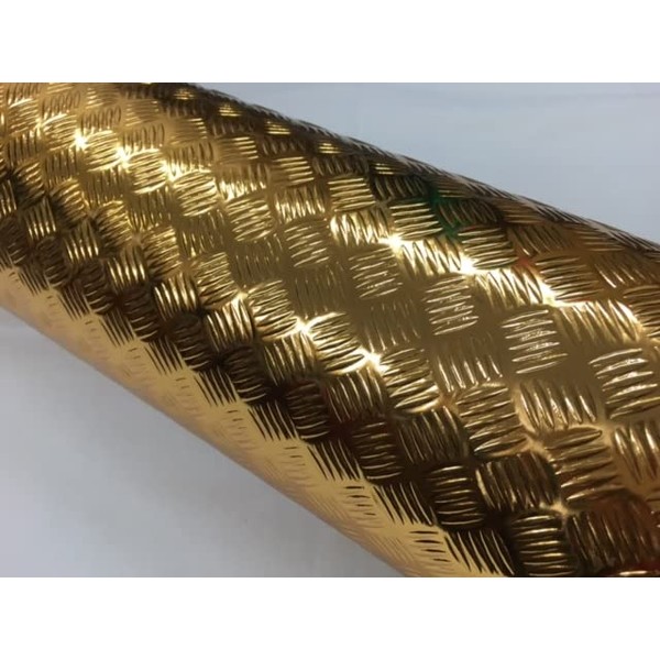 ka-rappingusi-to 122 X 30 Metal, Checkers, Aluminum, Stripe Steel Plate