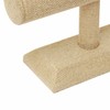 MOOCA 2 Pcs Linen Covered Wood Jewelry Display Stand, Bracelet