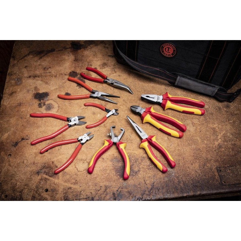 Crescent 4" Mini Dipped Handle Diagonal Pliers - Wire Cutter
