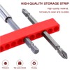 Tomedeks 2 Pieces Bit Storage Bit Box Empty Plastic Screwdriver