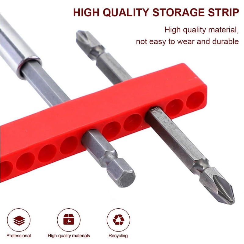 Tomedeks 2 Pieces Bit Storage Bit Box Empty Plastic Screwdriver