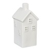 Relaxdays Ceramic Tea Light House, Light House for 1 Tea