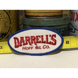 Darrell’s Hoff Oil Co Patch Vintage GAS STATION