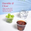 Prestee 200-Pack - 9oz Clear Plastic Cups - Durable Disposable