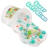 Bunny Green Bead Slime, Good Stretchy & Non-Sticky Crunchy Slime,