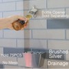 Luwanburg Outdoor Stainless Steel Beer Bottle Cap Catcher Wall Mounted