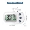 Ankilo Digital Fridge Thermometer, Wireless Indoor Thermometer with Magnetic, Max/Min