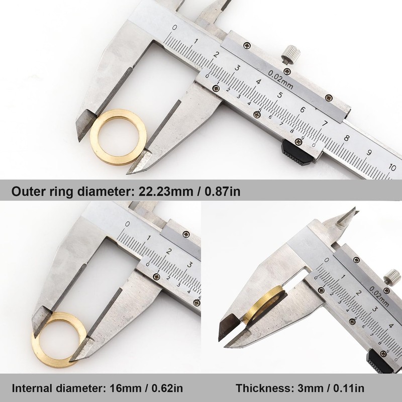 Saw Blade Adapter Ring - Washer Reducing 22.23163 MM 3Pcs