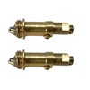 Begino 2Pcs Pop Up Bolt Basin Bath Sink Drain Waste