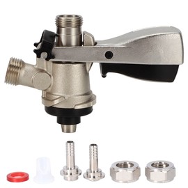 G5/8 S Type Brewing Draft Beer Keg Taps Coupler Dispenser for Home Bars Pubs Restaurants