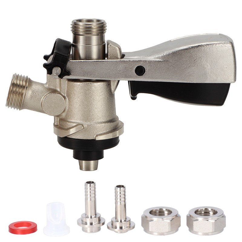 G5/8 S Type Brewing Draft Beer Keg Taps Coupler Dispenser