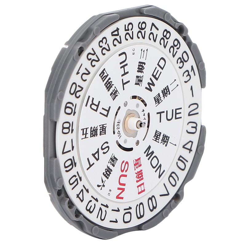 VJ33 Watch Movement Replacement Day Date Calendar Movement Watch Repair