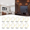 Comiled 12 Pack 8 Inch 5CCT LED Recessed Ceiling Light