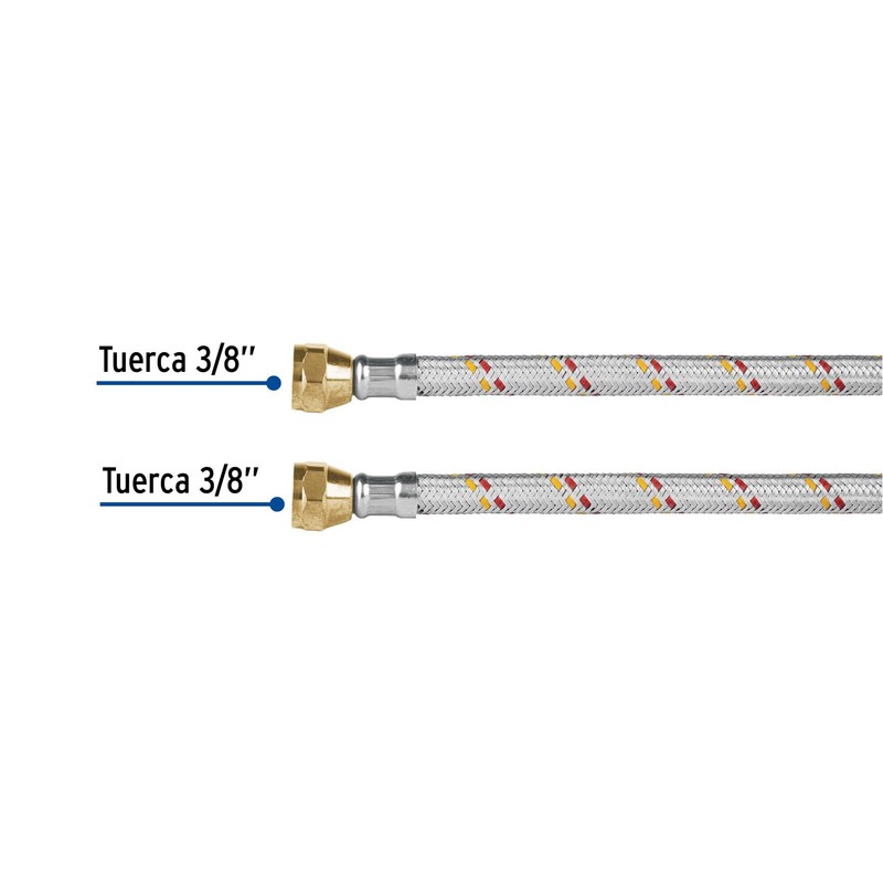 Pretul FGA-06P, Manguera flexible de 60cm para gas, trenzado aluminio