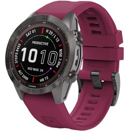 lepmok 22mm Band for Garmin Fenix 7/Fenix 7 Solar/Fenix 7 Sapphire Solar/Fenix 6 GPS/Fenix 6 Pro GPS/Fenix 6 Sapphire GPS/Fenix 5/Fenix 5 Plus