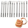 12pcs Leather Punch Tool Set Stamp Steel Punch Tool Leather