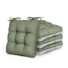 Love's cabin Memory Foam Chair Cushions Set of 4, 19