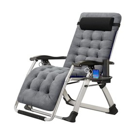H&ZT Zero Gravity Chair,Folding Lounge Recliners with Removable Soft Pad,Headrest and Footrest,Sun Tanning Chair for Indoor and Outdoor,Support 440 LBS