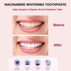 Niacinamide Whitening Toothpaste – Fluoride-Free Gentle Formula for Sensitive Teeth,