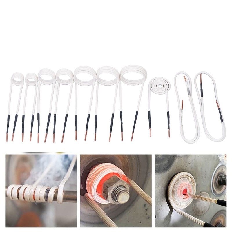 10PCS Induction Heater Coils 2.5mm Brass Core Electric Heat Induction