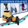 Adnee 4 Pack Snowshoe Strap Kit - 18" Adjustable Ski