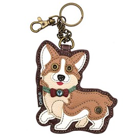 Chala Handbags Corgi Key Fob Corgi lovers Chala Keychain