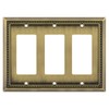 Henne Bery Sunken Pearls Heavy Duty Decorative Wall Plate Switch