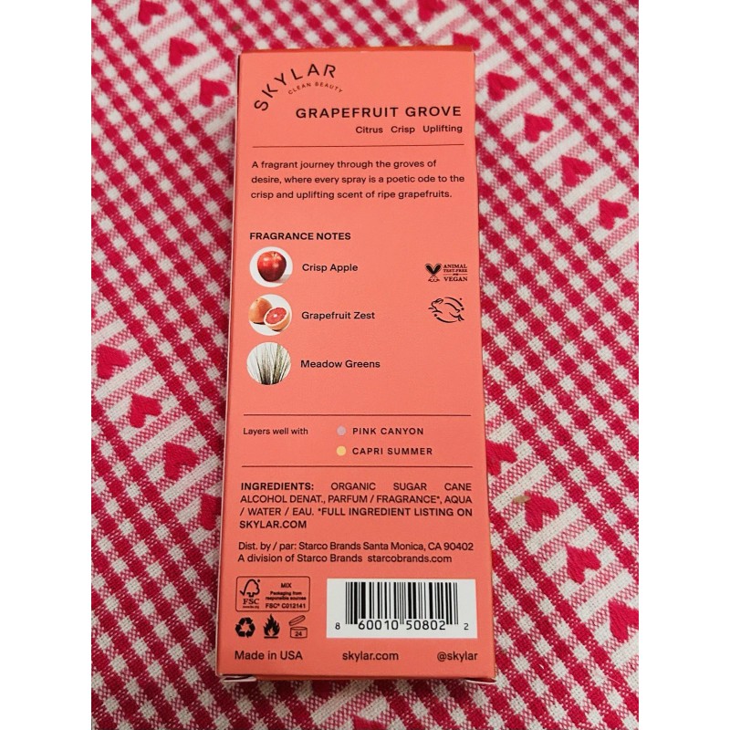 Skylar GRAPEFRUIT GROVE EDP Rollerball 10mL SEALED & Vanilla Sky