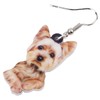 DOWAY Acrylic Dog Earrings Dangle Drop Fashion Pet Jewelry for