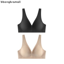 BBONGBRAMALL My Skin Life Bra 1ea, Color#$%Size#$%Pad Type:Black-M-Volume Pad