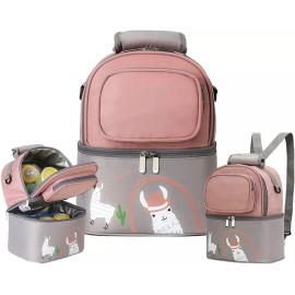 HC Life Mochila Termica Multiusos Loncheras Pañalera Portatil