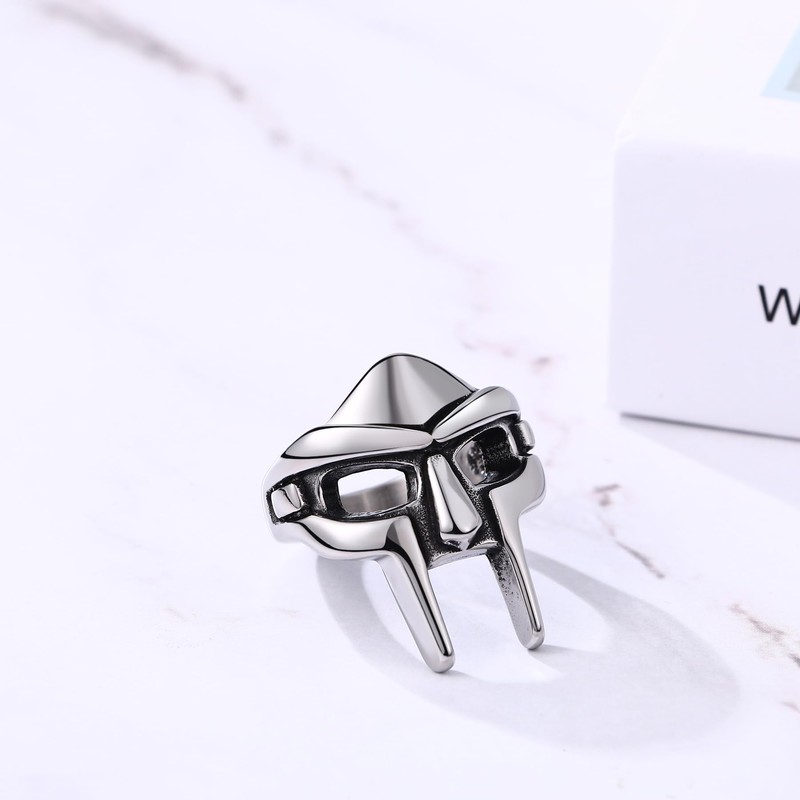 Cupimatch Ring Men's Spartan Mask: Gothic Biker Punk Men's Rings