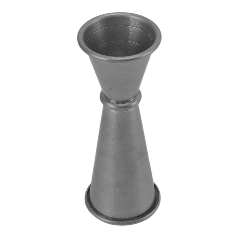 Double Cocktail Jigger 304 Stainless Steel Roll Hem Bar Measuring
