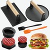 POLIGO 5PCS Smash Burger Press Kit - 4 in 1