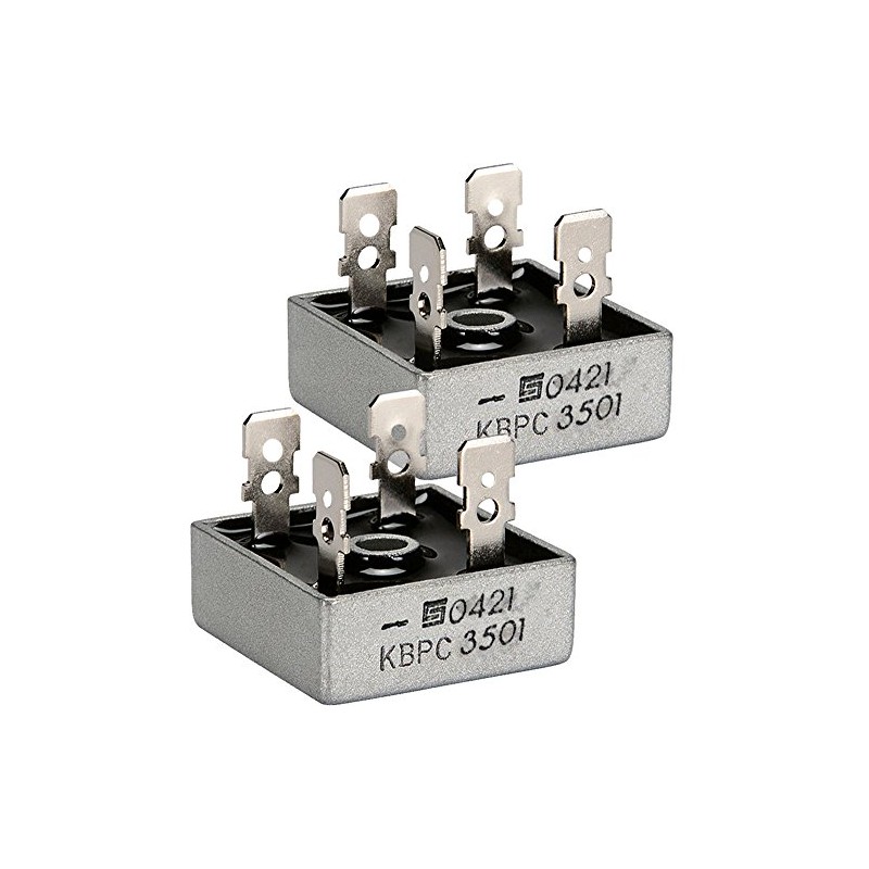 (Pack of 2) SOLID STATE KBPC3501 Bridge Rectifier, 1PH, 35A,