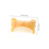 NOLITOY Travel Friendly Thickened Natural Horn Comb for Scalp Massage