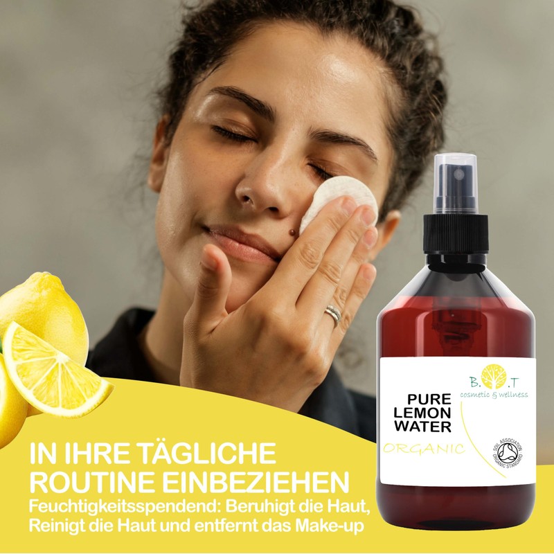 Organic Lemon Hydrol Lemon Blossom Water 100% Natural 100 ml