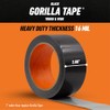 Gorilla Tape Tough & Wide, cinta negra, 2.9 x 25