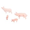 Simulation Farm Pig Animals Model Figures Toy Set Preschool Educational