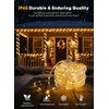 CVchancin Solar Rope Lights Outdoor Waterproof, 39FT 100 LED Tube