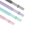 17 count Extra Long Reusable straws